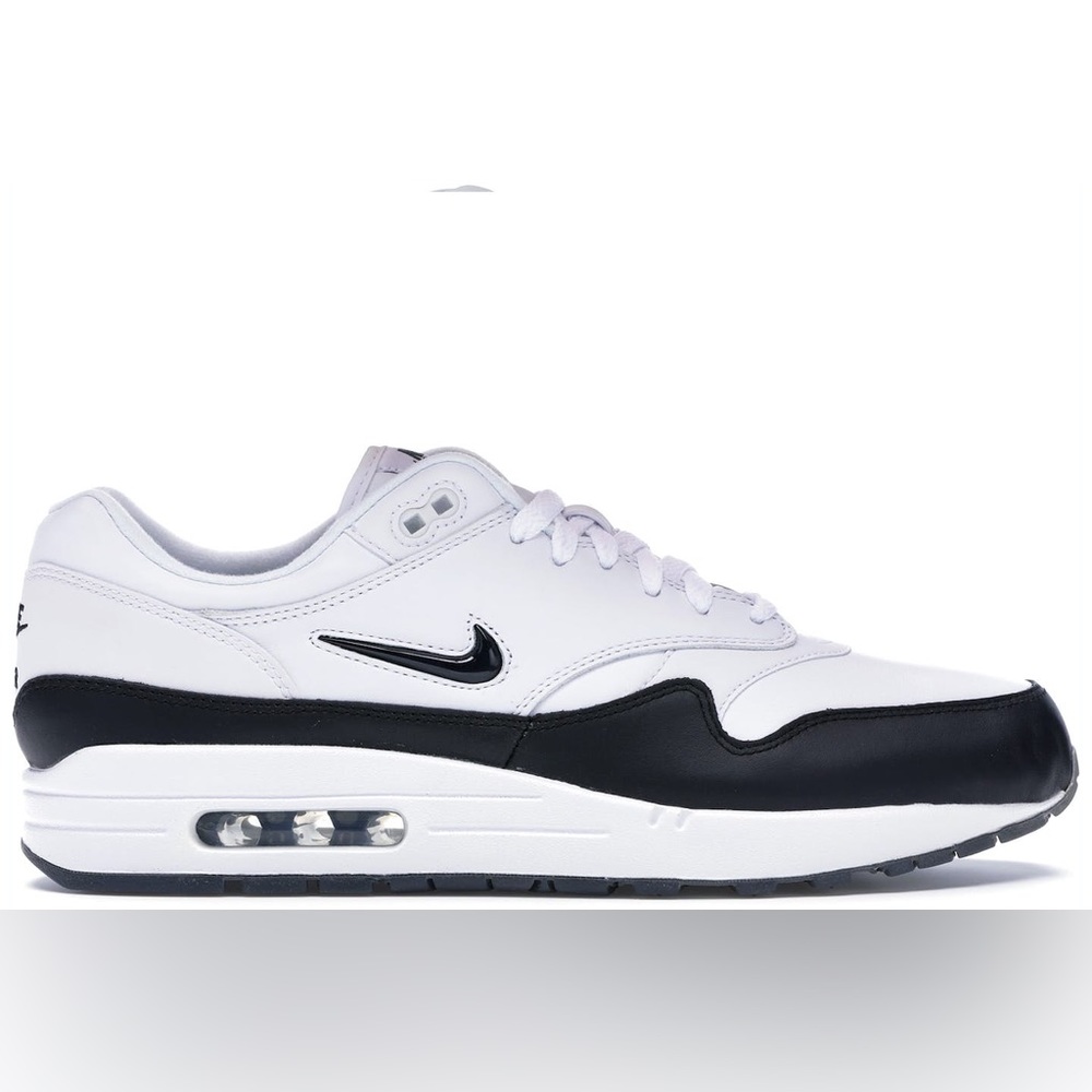 Nike Air Max 1 Premium SC Jewel Black White No Box Rare US10.5 Mens NSW Leather